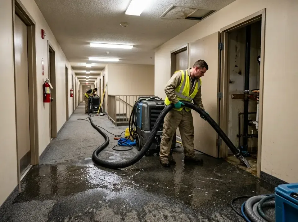 multi-unit-apartment-hallway-f-005 — frequently asked questions, Emergency Burst Pipe Water Extraction & Removal in Fairfax…